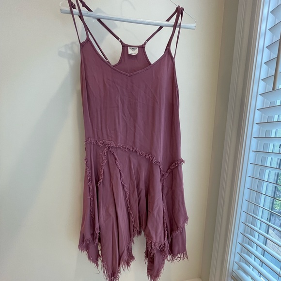 Free People mauve fringe dress - Picture 4 of 6